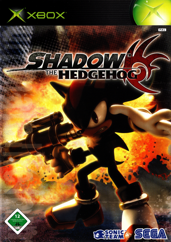 Shadow the Hedgehog box art for Xbox